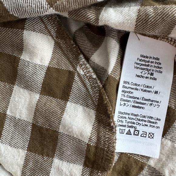 Madewell gingham collared puff sleeve mini dress - Picture 7 of 7